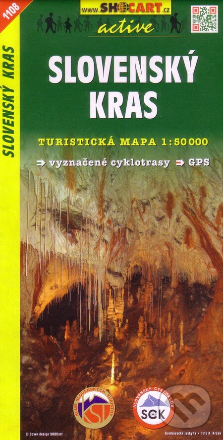 Levně Slovenský kras 1:50 000 (Turistická mapa 1108)