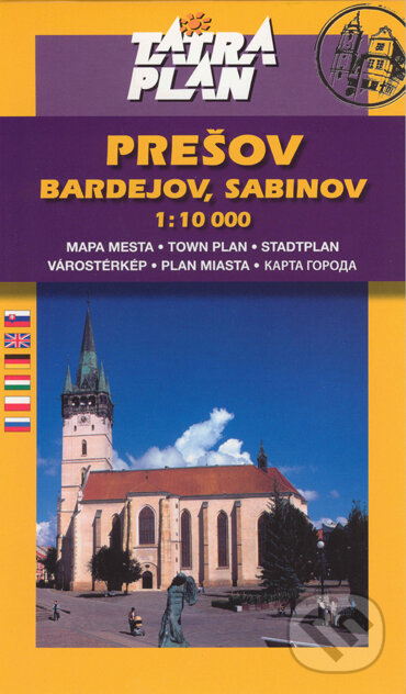 Levně Prešov, Bardejov, Sabinov 1:10 000