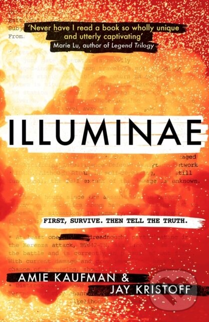 E-kniha: Illuminae (Amie Kaufman a Jay Kristoff). Oneworld Publications, 2015