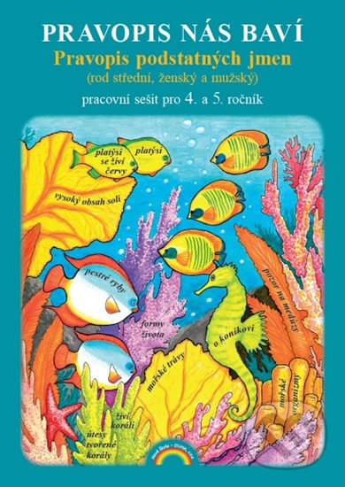 Levně Pravopis nás baví - pravopis podstatných jmen (rod střední, ženský a mužský - kniha z kategorie 1. stupeň