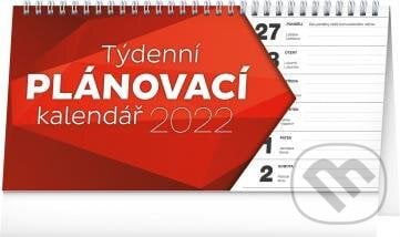Stolní kalendář Plánovací řádkový 2022, Presco Group, 2021