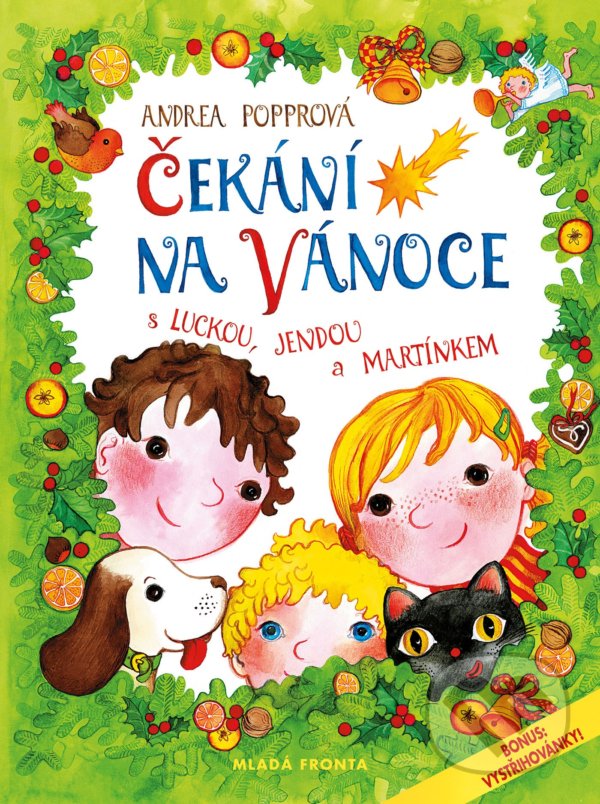 Levně Čekání na Vánoce (s Luckou, Jendou a Martínkem) - Andrea Popprová - kniha z kategorie Beletria