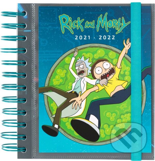 Plánovací diár A4 2021/2022 Rick and Morty: Akademický diár, , 2021