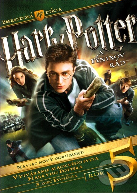 Levně Harry Potter a Fénixov rád (Zberateľská edícia 3 DVD) - film z kategorie Fantazijné filmy