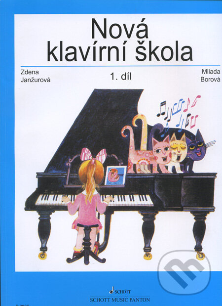Levně Nová klavírní škola (1. díl) - Milada Borová, Zdena Janžurová - kniha z kategorie Škola hrania