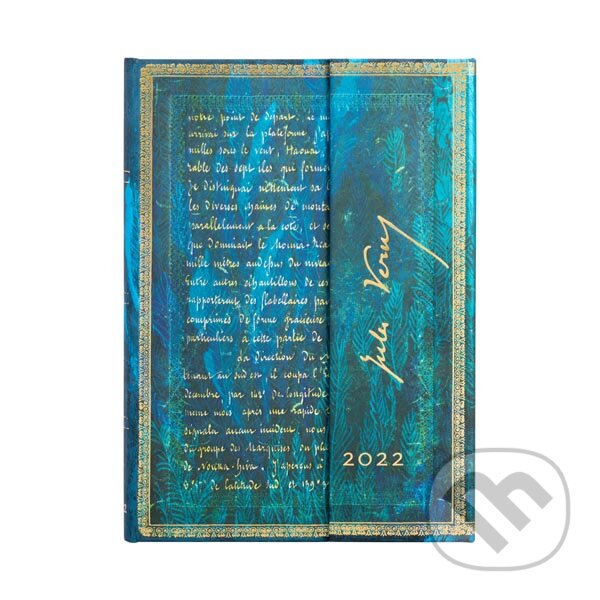 Paperblanks - diár Verne, Twenty Thousand Leagues 2022, Paperblanks, 2021