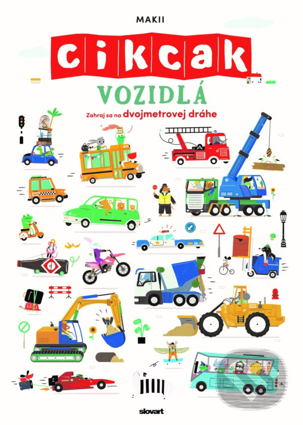 Kniha: Vozidlá. Cik-cak (Makii)