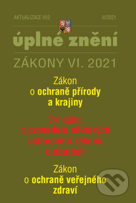Levně Aktualizace VI/2 - Provedení některých ustanovení zákona o obalech