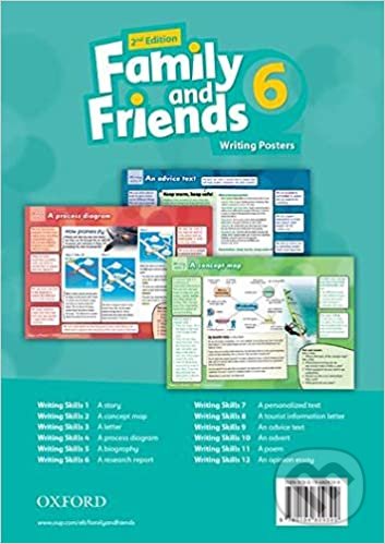 Levně Family and Friends 6: Writing Posters (2nd Edition)