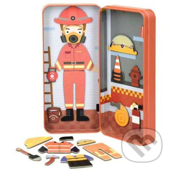 Spoločenská hra: Cestovní magnetické puzzle - hasič (MierEdu). MierEdu, 2021