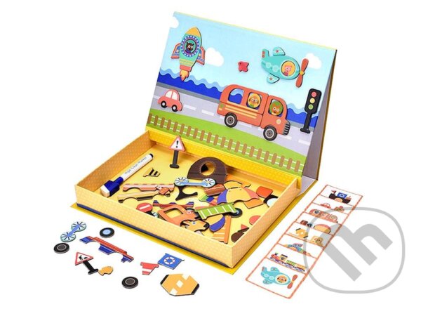 Levně Kreativní magnetická sada - dopravní prostředky - hra z kategorie Ostatné