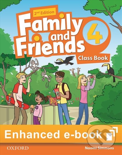 Kniha Family and Friends 4: Class Book Classroom Presentation Tool