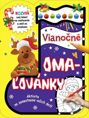 Levně Vianočné omaľovánky - kniha z kategorie Kreslenie