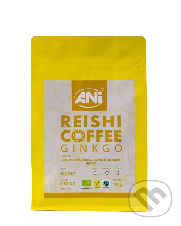 ANi Reishi Bio Coffee Ginkgo 100g instantná, Ani