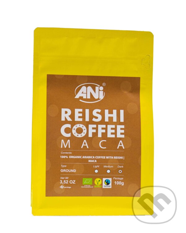 Levně Maca Reishi BIO mletá káva 100g