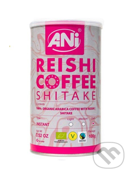 Levně Shitake Reishi BIO instantná káva 100g