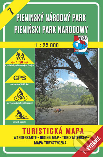 Pieninský národný park 1:25 000 (VKÚ Harmanec). VKÚ Harmanec