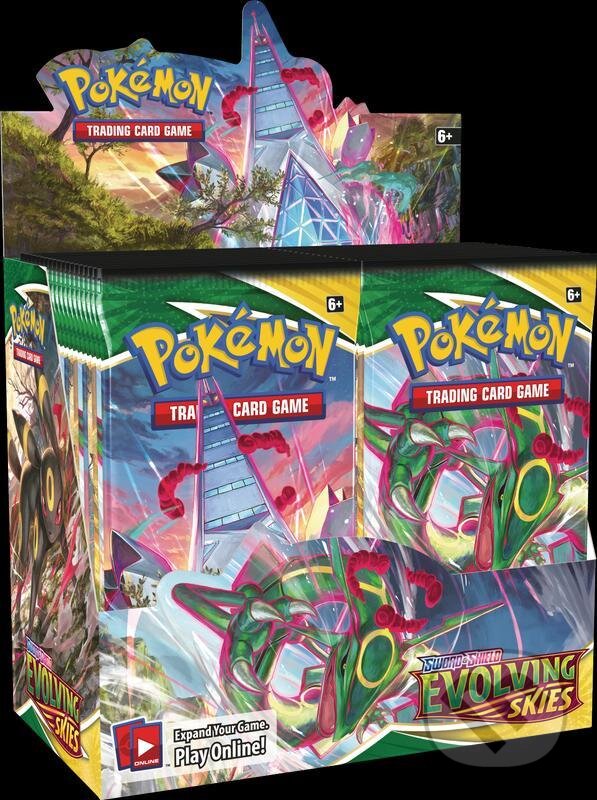 Spoločenská hra: Pokémon TCG: Sword and Shield 07 Evolving Skies - Booster (Pokemon). Pokemon, 2021