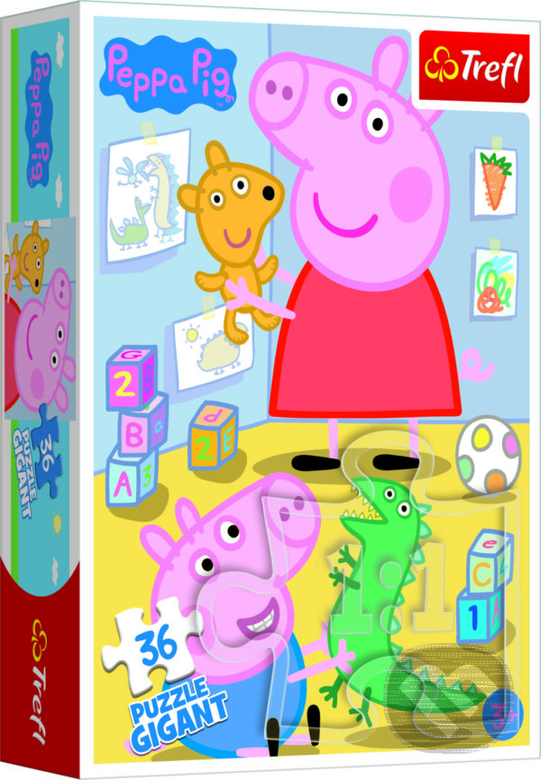 Puzzle: GIGANT 36 - Peppa Pig (Trefl)