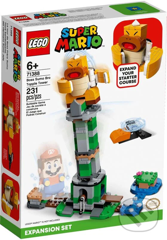 Levně LEGO® Super Mario 71388 Boss Sumo Bro a padajúca veža – rozširujúci set - hra z kategorie Ostatné