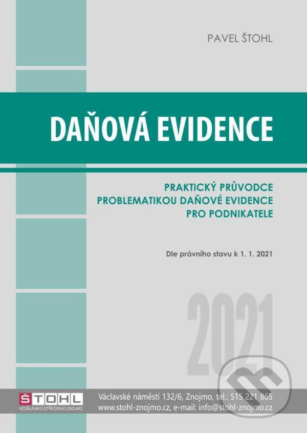 Levně Daňová evidence 2021 - Pavel Štohl - kniha z kategorie Dane