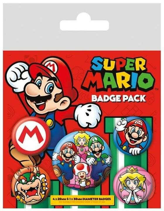 Set odznakov - Super Mario, EPEE, 2021