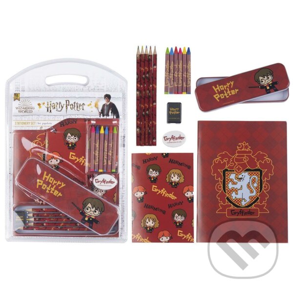 Levně Set školských potrieb Harry Potter: Erb Nebelvíru