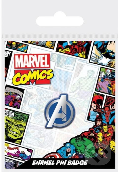 Levně Smaltovaný odznak - Avengers