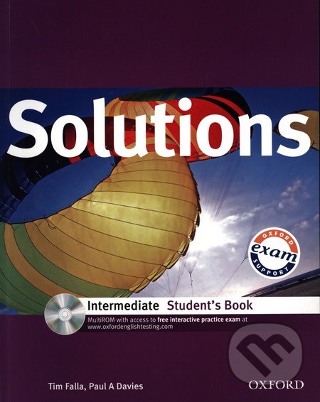 Kniha: Solutions - Intermediate - Student's Book + MultiROM (Paul A. Davies a Tim Falla)