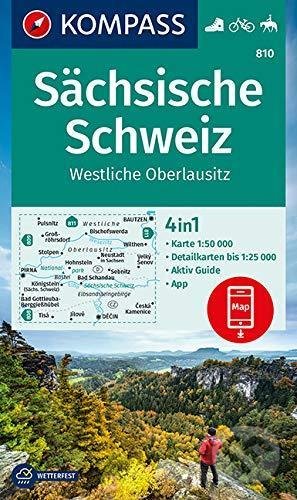 Levně Sächsische Schweiz 810 NKOM - kniha z kategorie Mapy