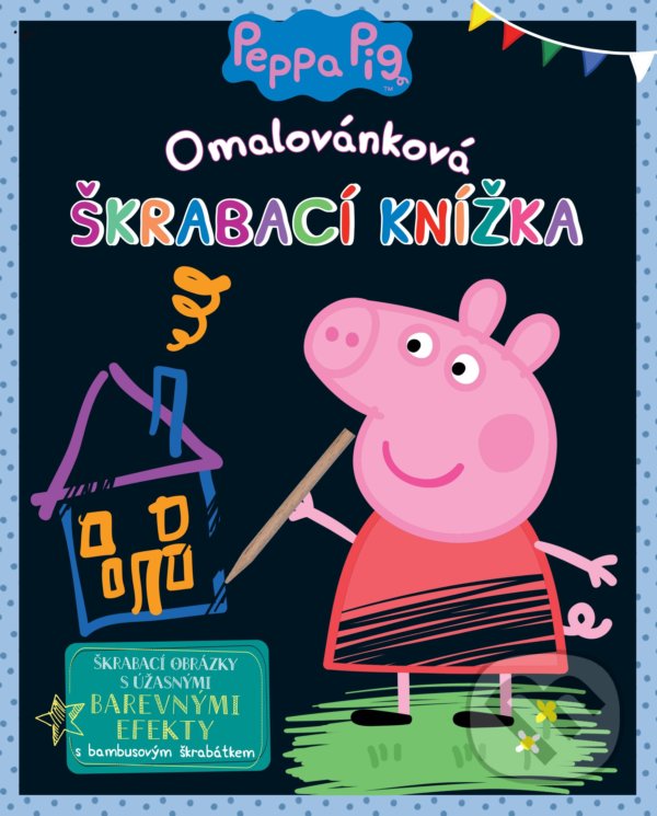 Levně Peppa Pig: Omalovánková škrábací knížka - kniha z kategorie Omaľovávanky