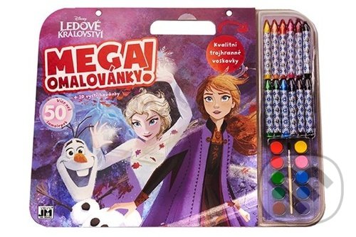 Levně Mega omalovánkový set Ledové království 2 - kniha z kategorie Samolepky