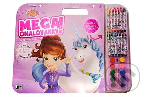 Levně Mega omalovánkový set Sofie - kniha z kategorie Samolepky