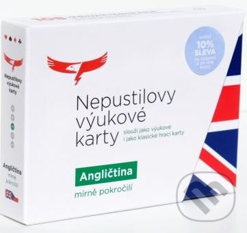 Levně Angličtina - Nepustilovy výukové karty / Mírně pokročilí