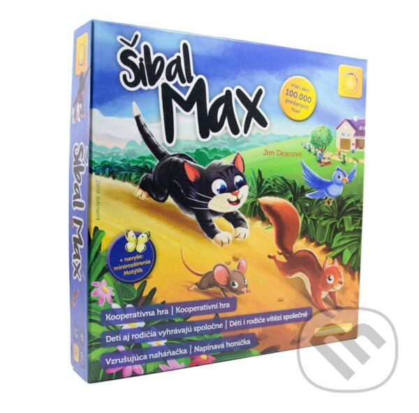 Spoločenská hra: Šibal Max (Jim Deacove). 3via, 2021