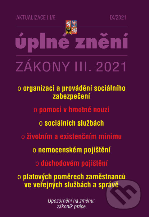 Levně Aktualizace III/6 - nemocenské pojištění