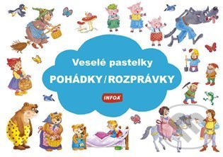 Levně Veselé pastelky - Pohádky - kniha z kategorie Omaľovávanky
