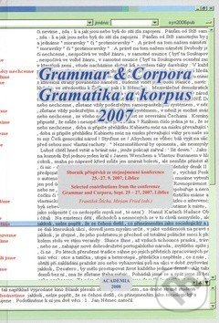 Levně Gramatika a korpus 2007 - František Štícha - kniha z kategorie Jazyková antropológia