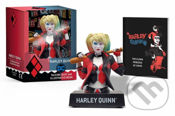 Levně Harley Quinn - Talking Figure and Illustrated Book - kniha z kategorie Komiksy