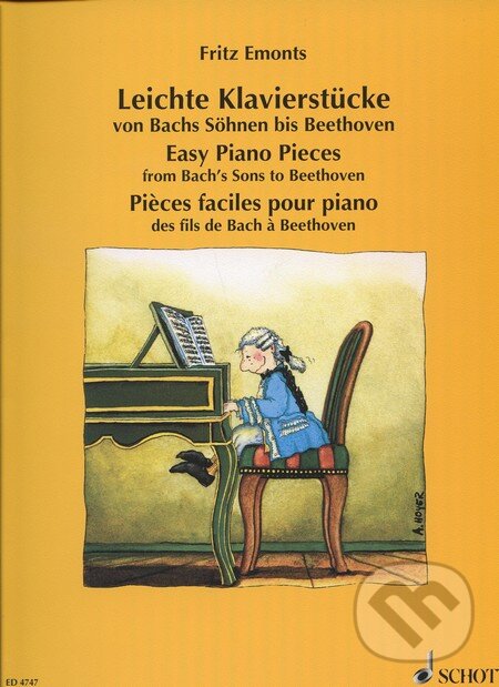 Levně Leichte Klavierstücke/Easy Piano Pieces (von Bachs Sohnen bis Beethoven/from Bach's Sons to Beethoven) - kniha z kategorie Škola hrania