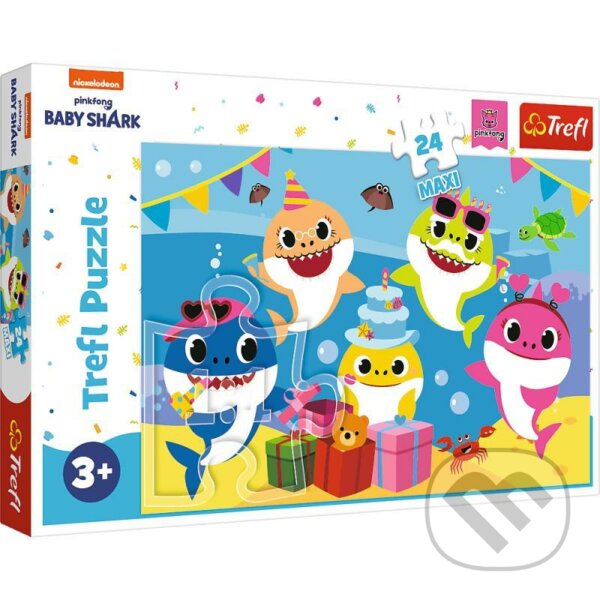 Levně Baby Shark - Oslava - puzzle z kategorie Maxi dieliky