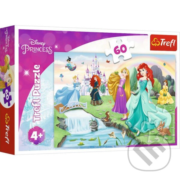 Levně Disney Princess - Seznamte se s princeznami - puzzle z kategorie 15 – 60 dielikov