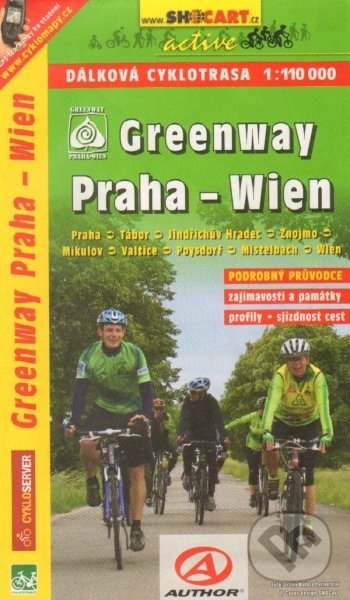 Levně Greenway Praha - Wien 1:110 000 (Cykloprůvodce)