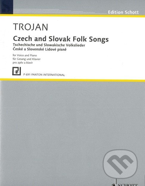 Levně Czech and Slovak Folk Songs (Tschechische und Slowakische Volkslieder / České a Slovenské Lidové písně) - kniha z kategorie Noty