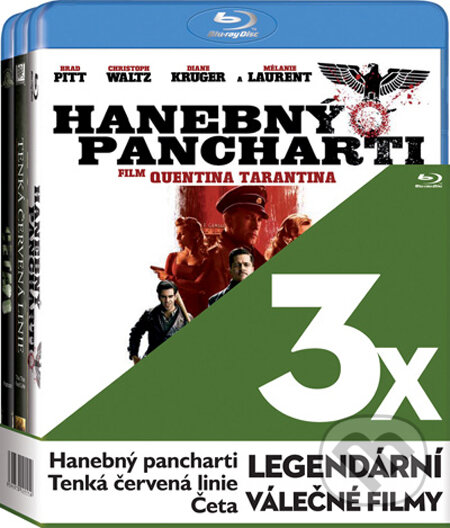 3x Legendární válečné filmy - 3 Blu-ray, Bonton Film
