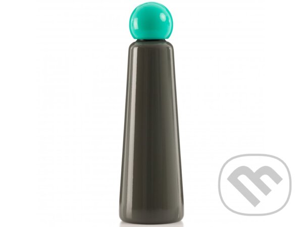Levně Skittle Bottle Jumbo 750ml Dark Grey and Turquoise
