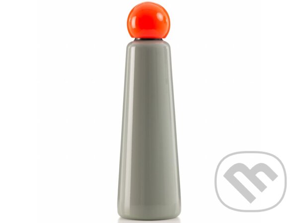 Skittle Bottle Jumbo 750ml Light Grey & Coral