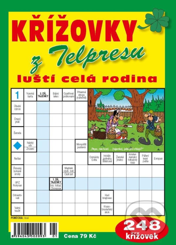 Levně Křížovky z Telpresu luští celá rodina - 248 křížovek 2/2021