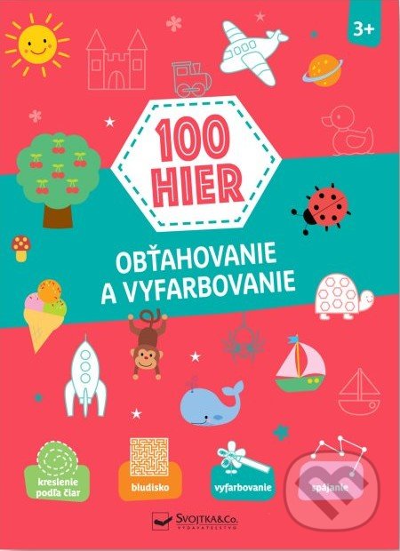Levně 100 hier - Obťahovanie a vyfarbovanie - kniha z kategorie Hravé úlohy