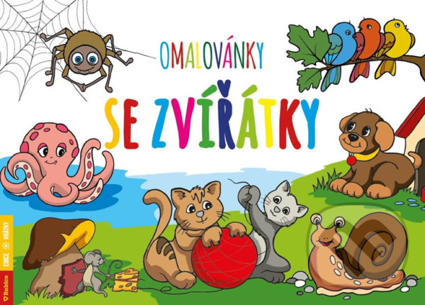 Levně Omalovánky se zvířátky - Sýkorová Ivana - kniha z kategorie Omaľovávanky